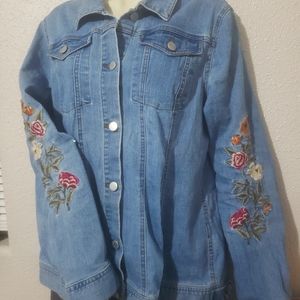 Embroidered Denim Jacket